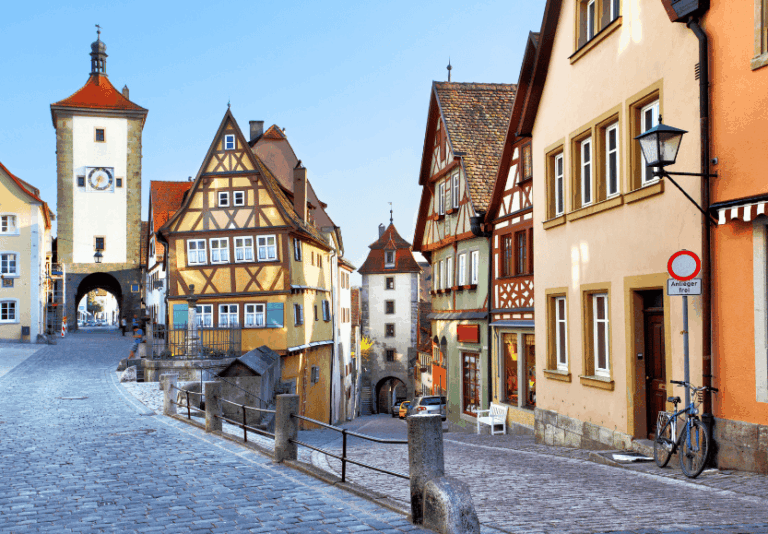 Een bekende plek in Rotherburg ob der Tauben