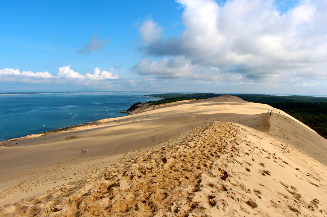 Hoogste duinen in Frankrijk Dune du Pilat