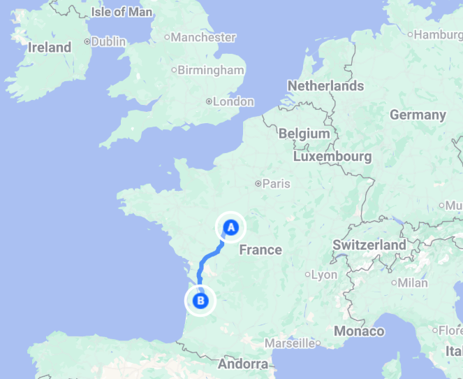 Frankrijk roadtrip Amboise naar Bordeaux