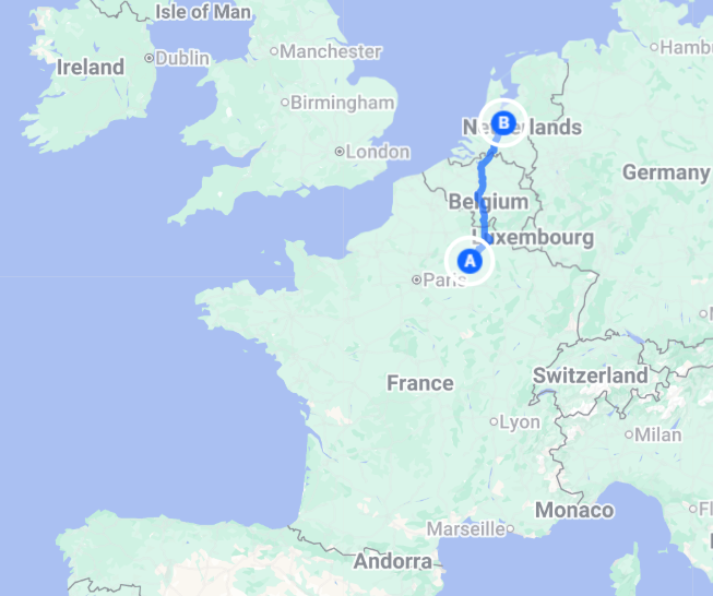 Roadtrip Frankrijk route Reims naar Utrecht
