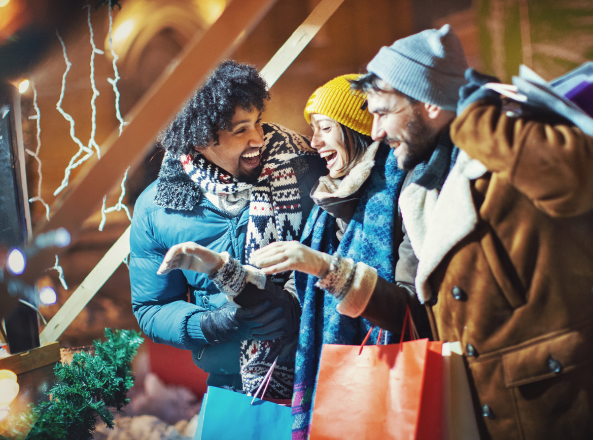 Plezier tijdens een roadtrip kerstmarkten